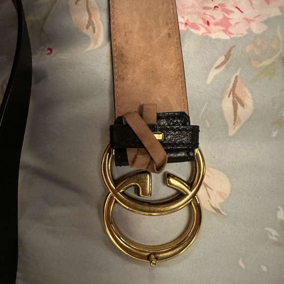 Black Gucci belts, 41 inches long main image 5